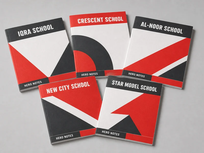 Bulk notebooks manufactured by Hero Notes, Lahore