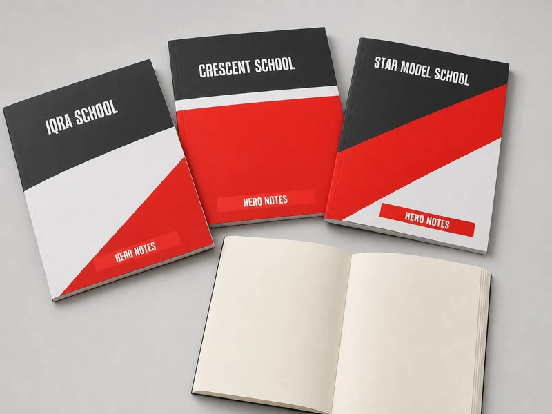 Bulk sketch books manufactured by Hero Notes, Lahore