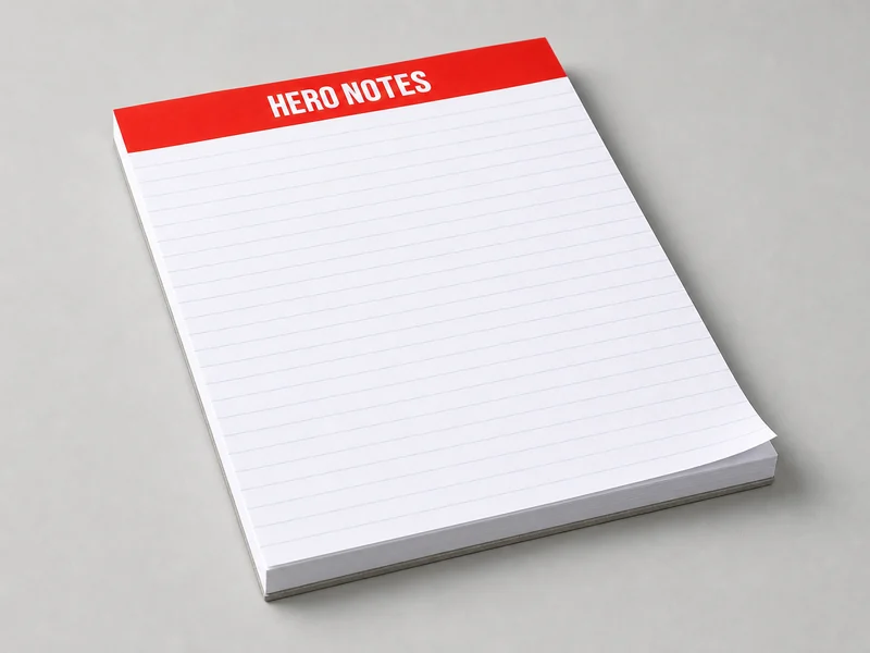 A4 Draft Pad (Ruled) - 50 sheets Glue-top pad, supplied in bulk by Hero Notes, Lahore