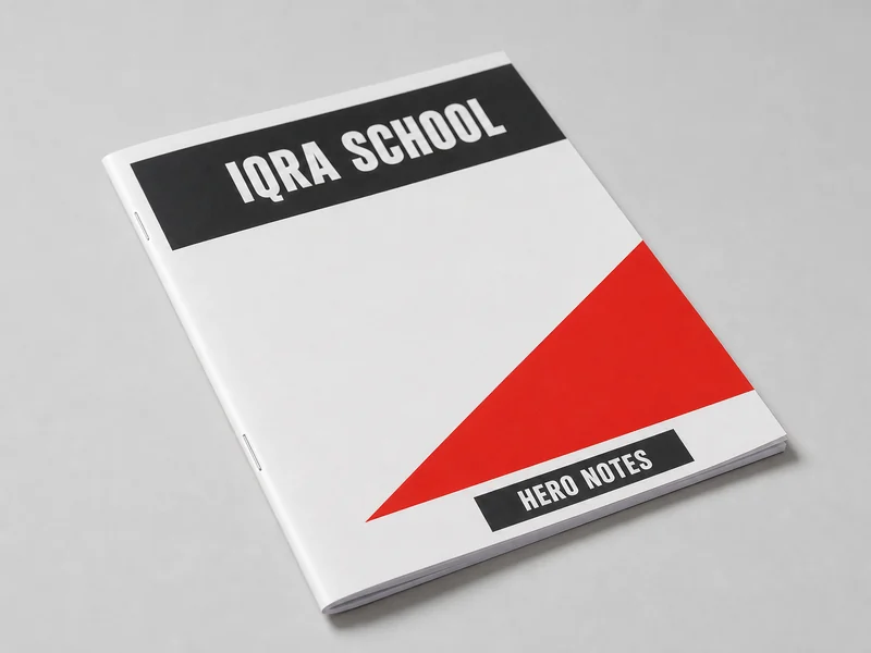 100-Page Notebook (B5) - 100 pages Center-stapled, supplied in bulk by Hero Notes, Lahore