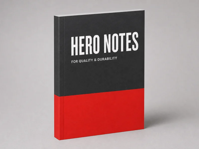 200-Page Notebook (A4) - 200 pages Perfect-bound, supplied in bulk by Hero Notes, Lahore