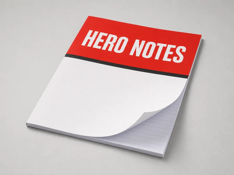 100-Page Register - 100 pages Side-pinned, supplied in bulk by Hero Notes, Lahore